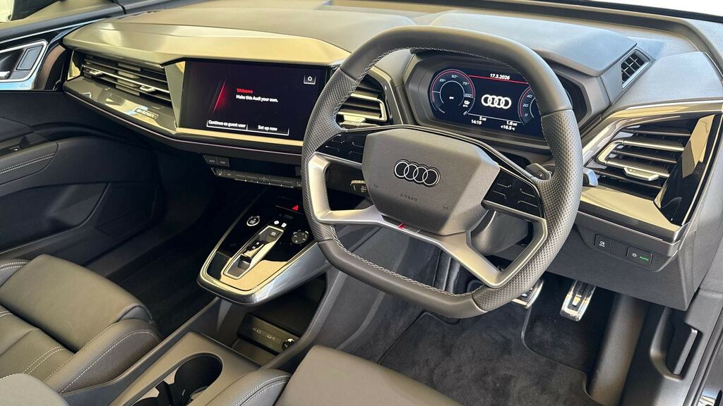 Audi Q4 E Tron 210Kw 45 Quattro 82Kwh Black Edition YH26BBO Black #6