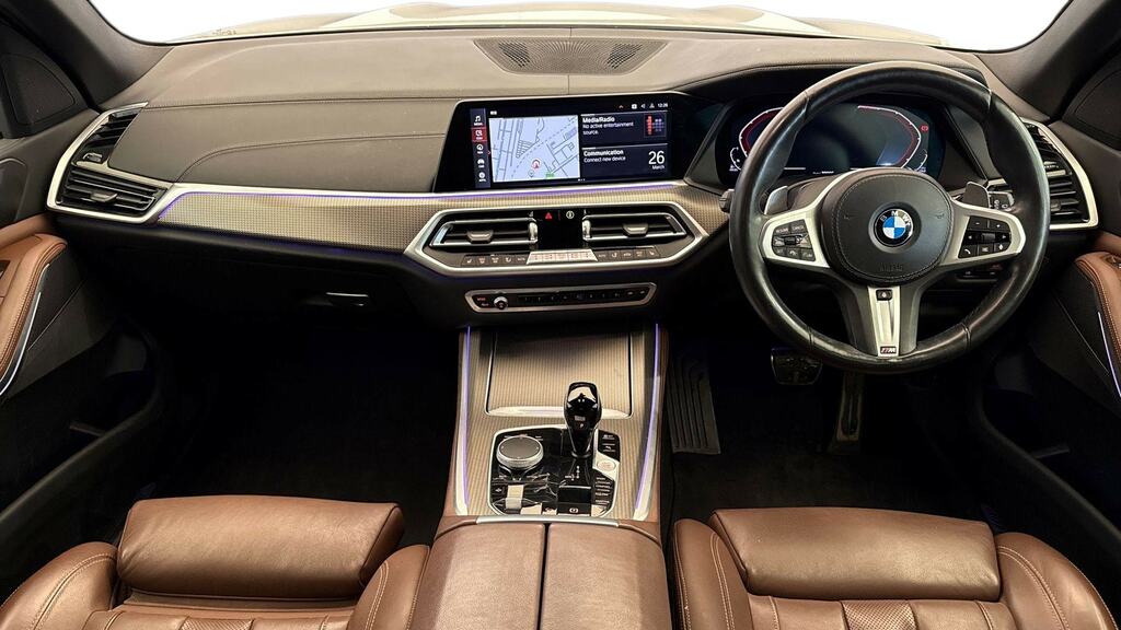 BMW X5 Xdrive30d Mht M Sport LD22KXB White #4