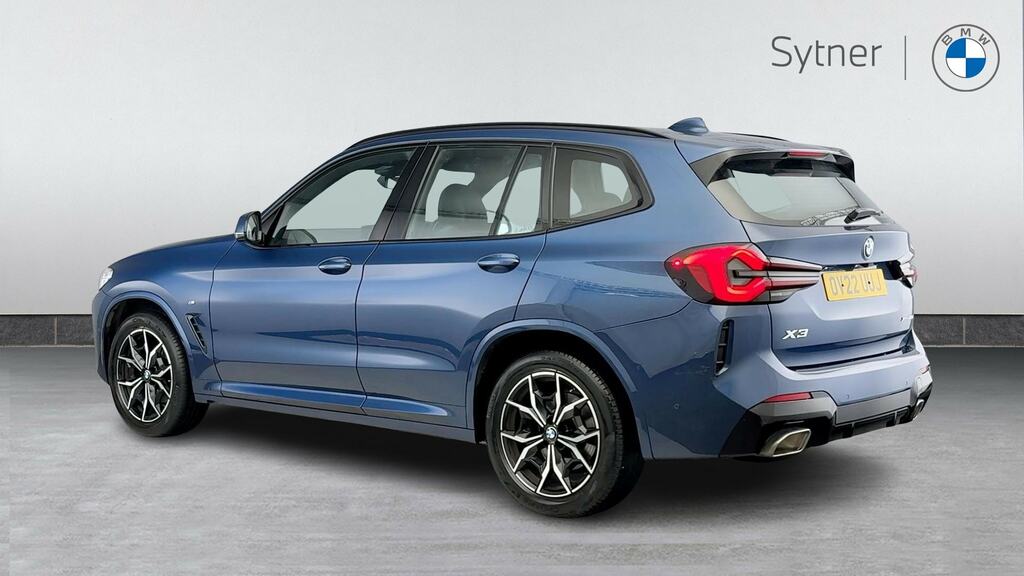 BMW X3 Xdrive20d Mht M Sport Step OV22UUJ Blue #2
