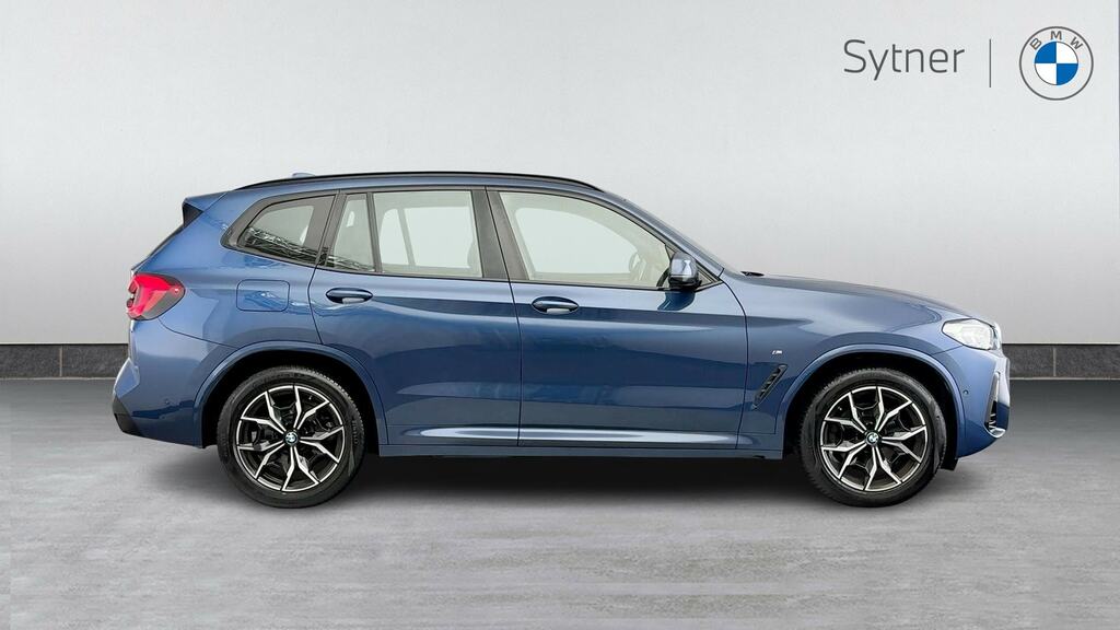 BMW X3 Xdrive20d Mht M Sport Step OV22UUJ Blue #3