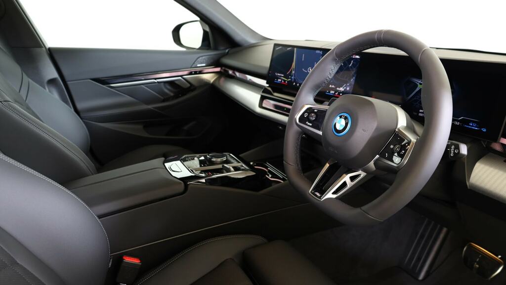 BMW 5 Series 530E M Sport FJ26OFU Black #6