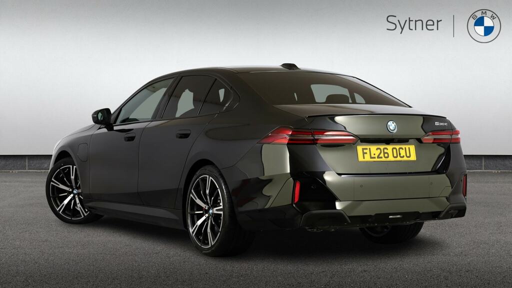 BMW 5 Series 530E M Sport Pro FL26OCU Black #2