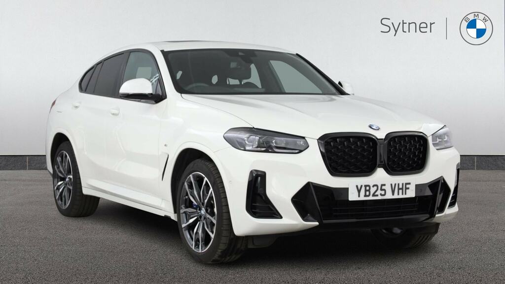 BMW X4 Xdrive20d Mht M Sport Step Techpro White
