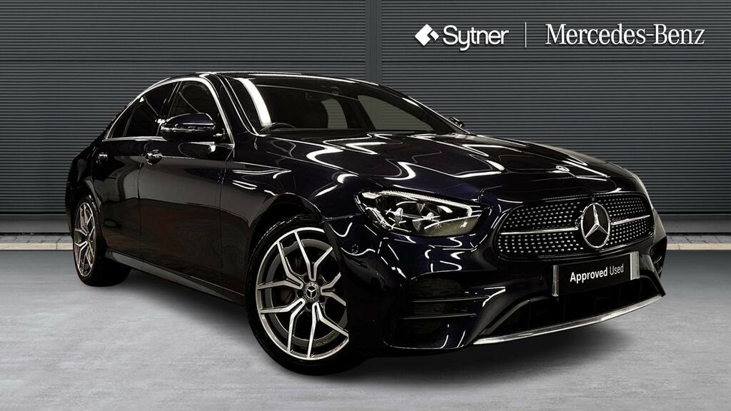 Mercedes-Benz E Class E220d 200 Amg Line Premium 9G-tronic Blue