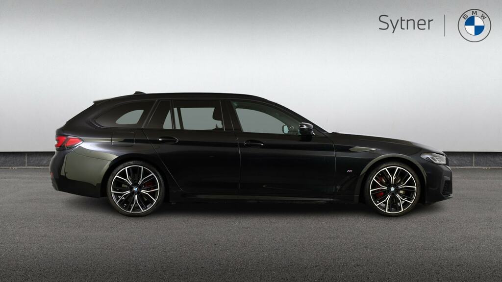 BMW 5 Series 520D Mht M Sport Step Pro Pack YL23BYU Black #3
