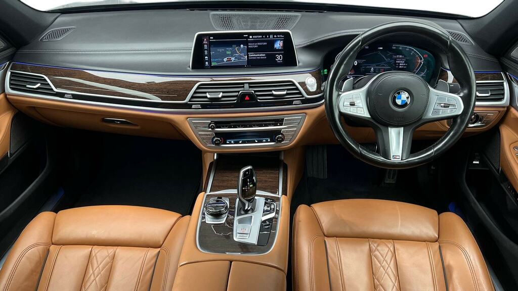 BMW 7 Series 750I Xdrive M Sport AU71ETL Black #4
