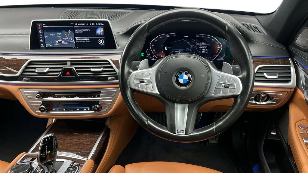 BMW 7 Series 750I Xdrive M Sport AU71ETL Black #5