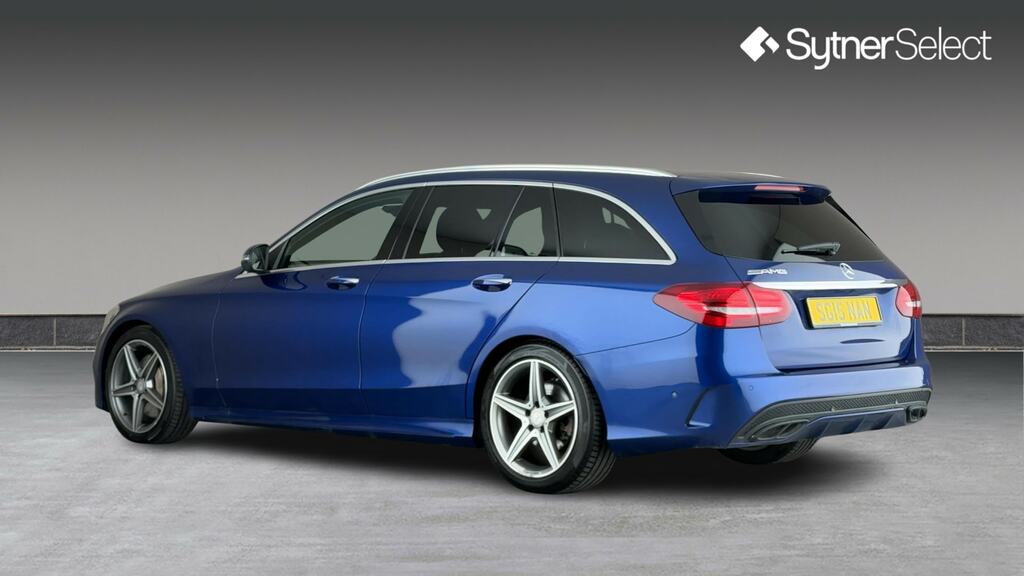 Mercedes-Benz C Class C300h Amg Line Premium SG15NAN Blue #2