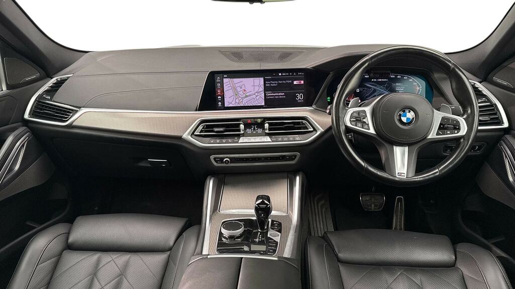 BMW X6 Xdrive M50i Black #4
