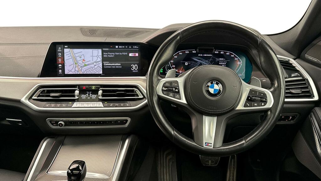 BMW X6 Xdrive M50i Black #5