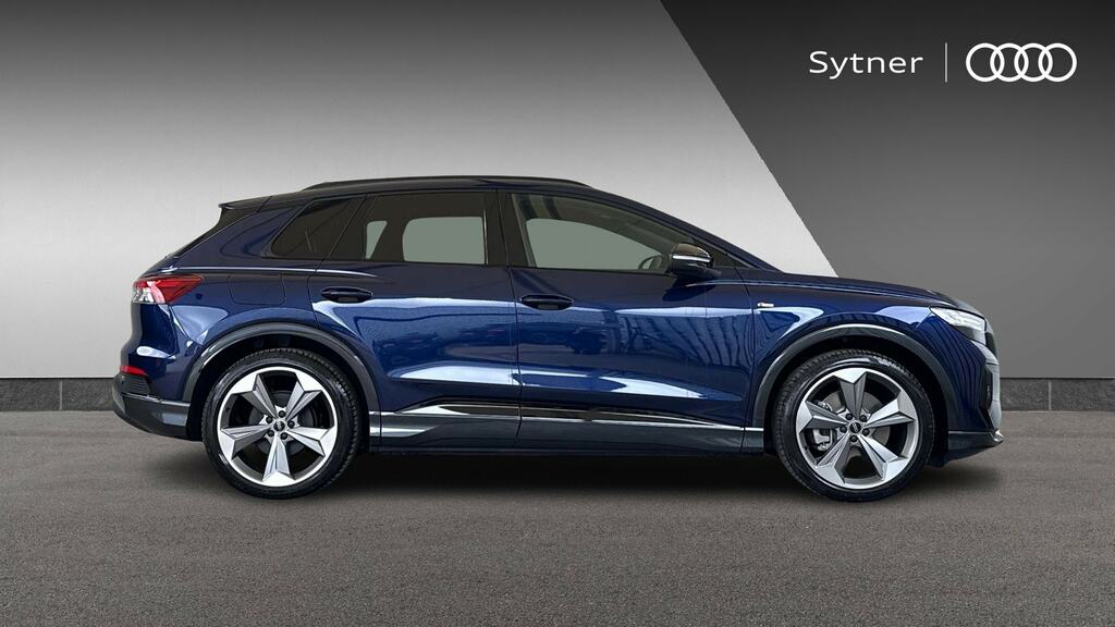 Audi Q4 E Tron 210Kw 45 82Kwh Black Edition Tech Pack YK26HHP Blue #4