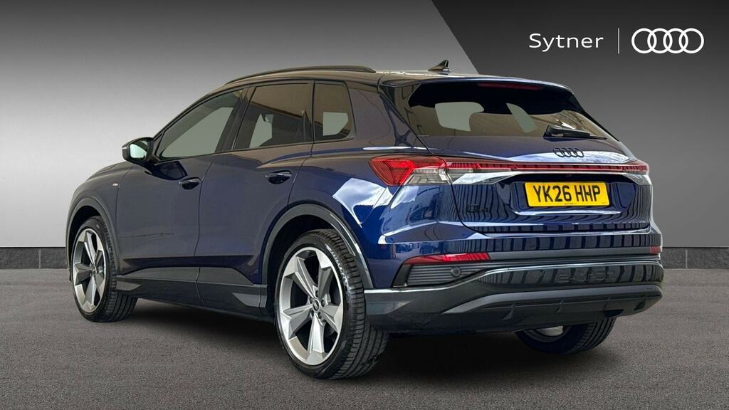 Audi Q4 E Tron 210Kw 45 82Kwh Black Edition Tech Pack YK26HHP Blue #3