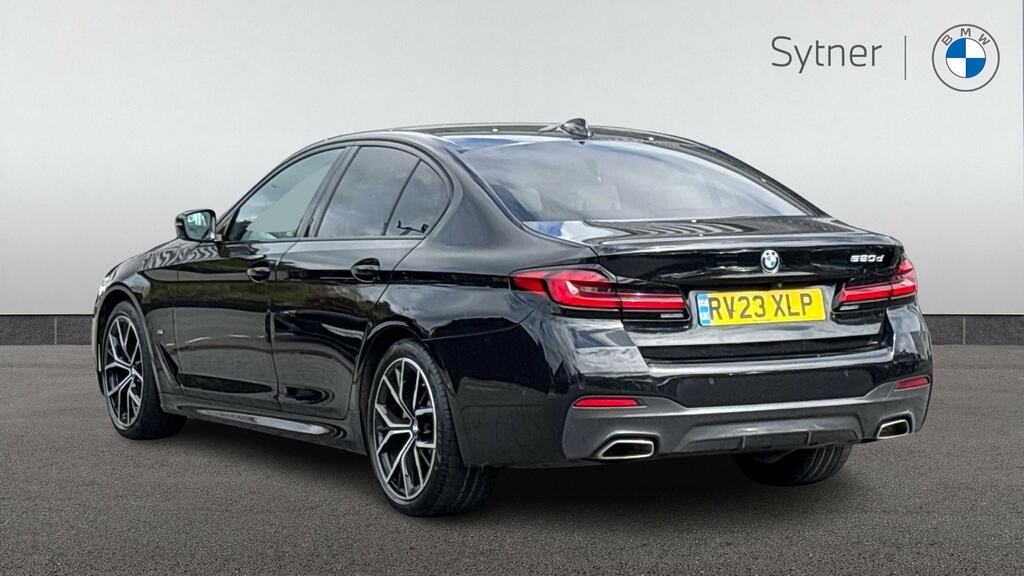 BMW 5 Series 520D Mht M Sport Step RV23XLP Black #2