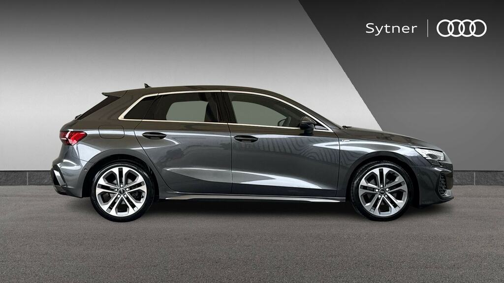 Audi A3 35 Tfsi S Line S Tronic Tech Pack YK75HNW Grey #4