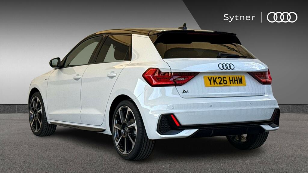 Audi A1 35 Tfsi Black Edition S Tronic YK26HHW White #3