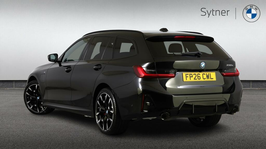 BMW 3 Series 330E 22.3 Kwh M Sport Step FP26CWL Black #2