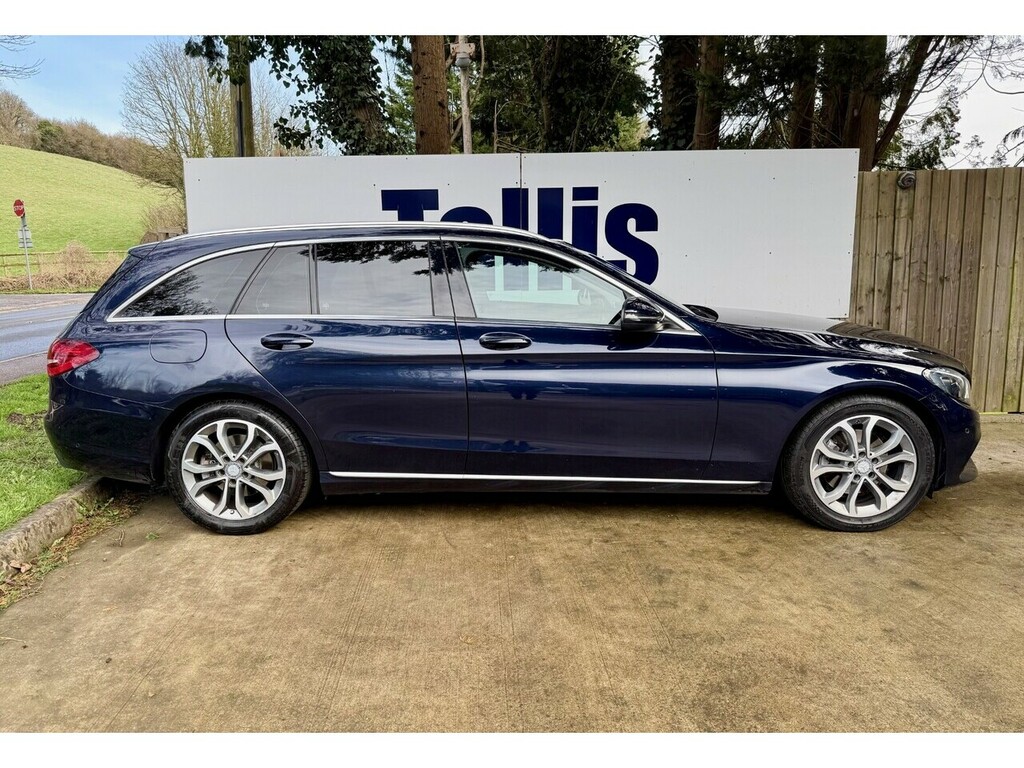 Mercedes-Benz C Class C200 Sport U1942 Ulez WU65PWX Blue #4