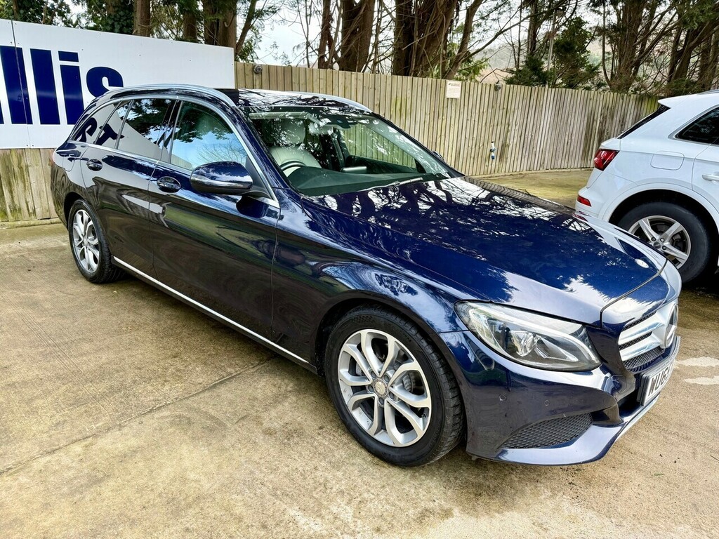 Mercedes-Benz C Class C200 Sport U1942 Ulez WU65PWX Blue #6