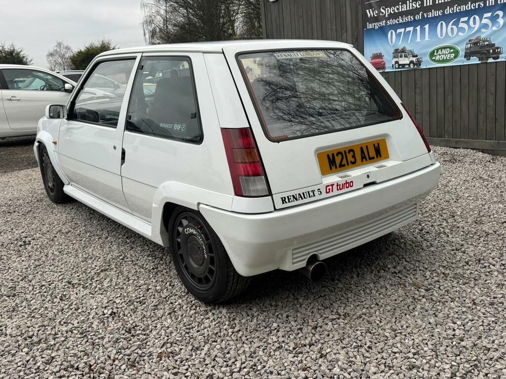 Renault 5 1.4 Turbo Gt White #3