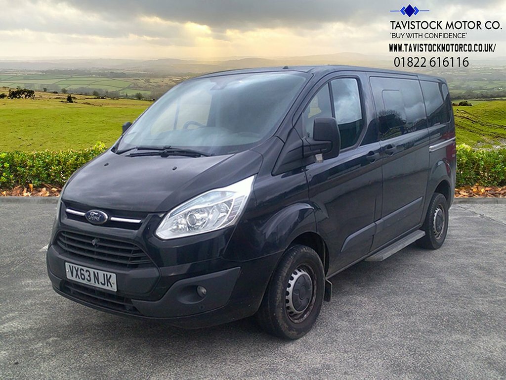 Ford Tourneo Custom Minibus 2.2 300 Tdci Limited L1 Euro 5 Ss Black #4