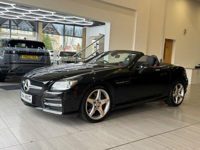 Mercedes-Benz SLK 2014 1.8 Slk200 Amg Sport Convertible G Black #4