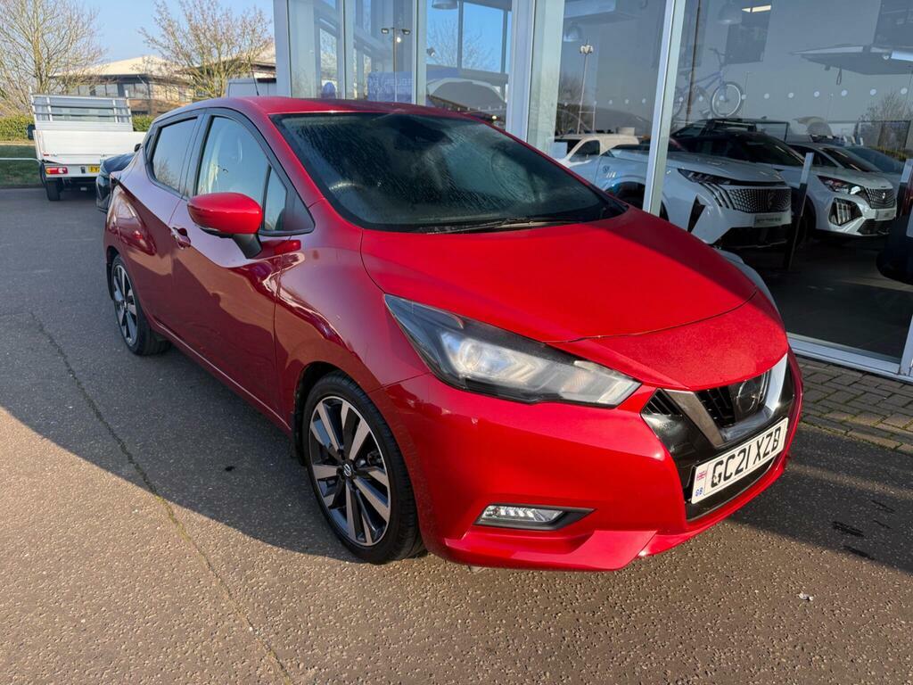 Nissan Micra 1.0 Ig-t Tekna Euro 6 Ss Red #5