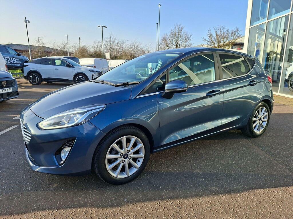 Ford Fiesta 1.0T Ecoboost Titanium Euro 6 Ss FV20NBM Blue #5