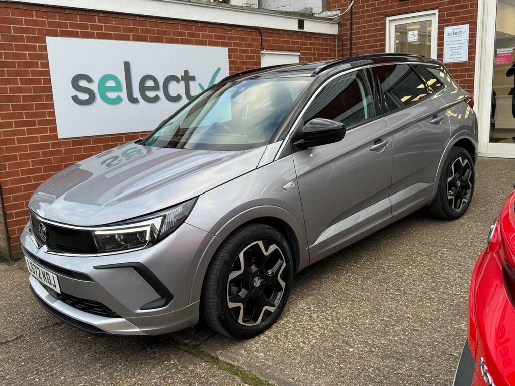 Vauxhall Grandland 1.2 Turbo Elite Euro 6 Ss LS72KOJ Grey #3