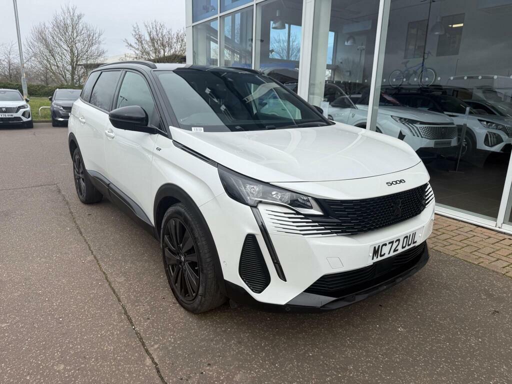 Peugeot 5008 1.2 Puretech Gt Line Euro 6 Ss White #5