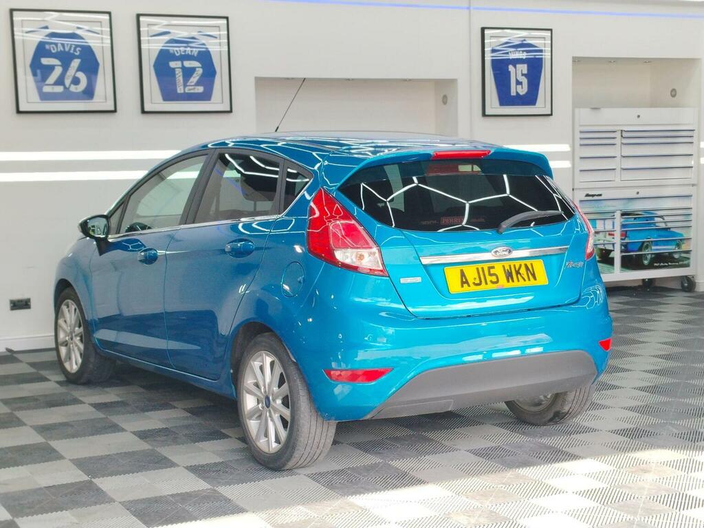 Ford Fiesta Hatchback 1.0T Ecoboost Titanium Euro 6 Ss AJ15WKN Blue #4
