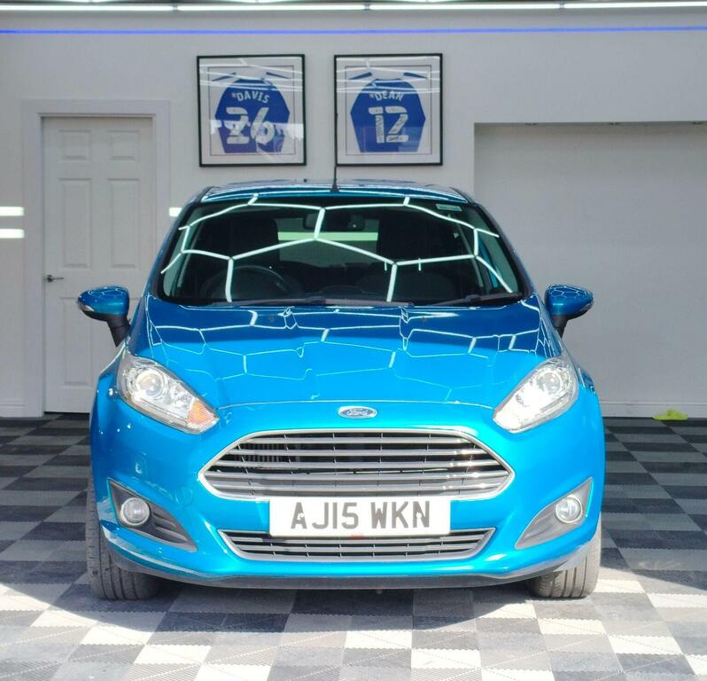 Ford Fiesta Hatchback 1.0T Ecoboost Titanium Euro 6 Ss AJ15WKN Blue #2