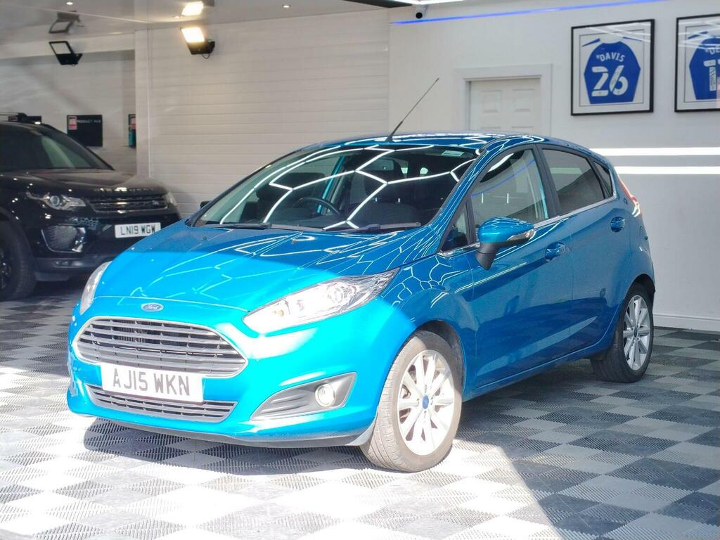Ford Fiesta Hatchback 1.0T Ecoboost Titanium Euro 6 Ss AJ15WKN Blue #3