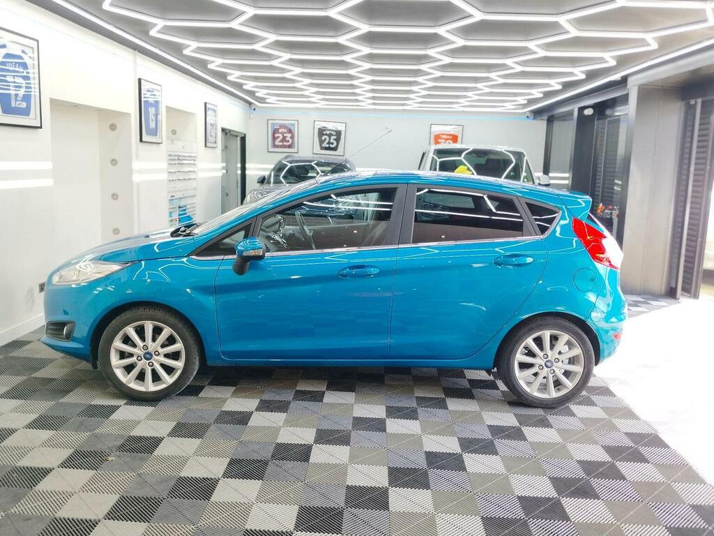 Ford Fiesta Hatchback 1.0T Ecoboost Titanium Euro 6 Ss AJ15WKN Blue #6