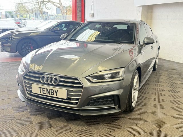 Audi A5 Sportback Tdi Ultra S Line GK67PNX Grey #3