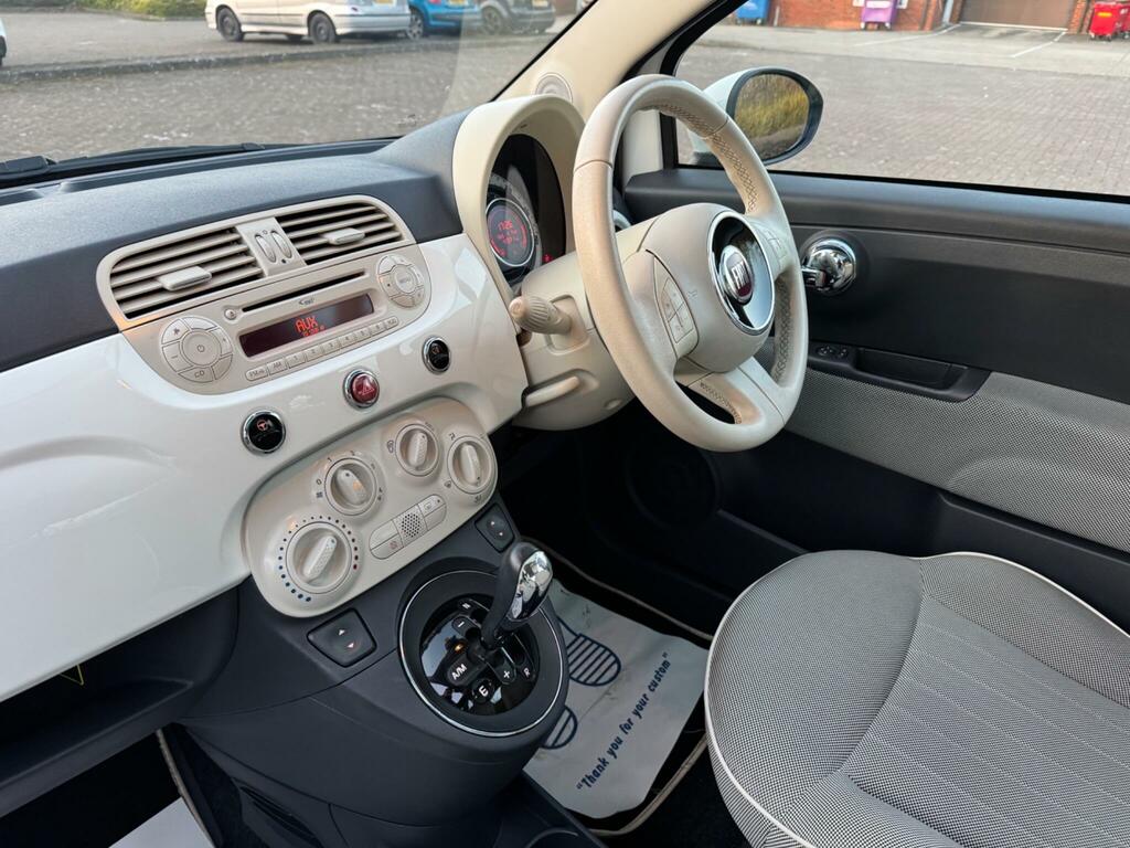 Fiat 500 1.2 Lounge Dualogic Euro 4 White #6
