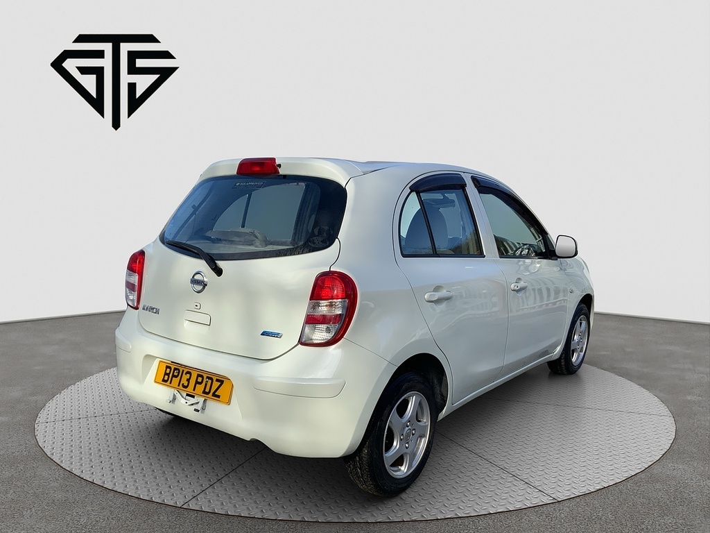 Nissan Micra Visia White #3
