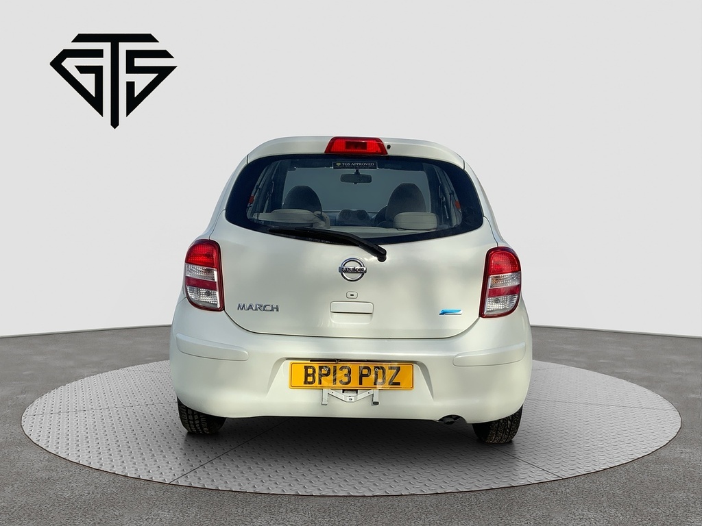Nissan Micra Visia White #4