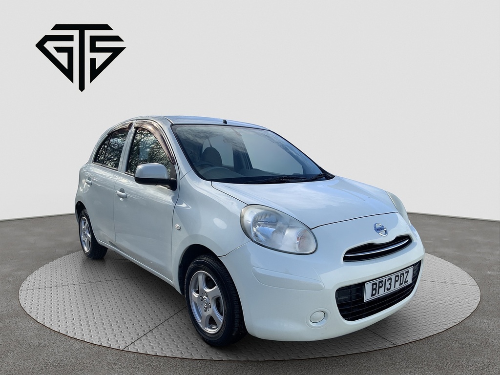 Nissan Micra Visia White