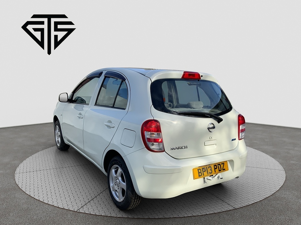 Nissan Micra Visia White #5