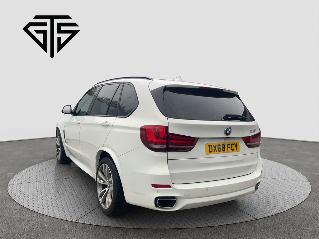 BMW X5 X Drive 35D M Sports DX18FCY White #5