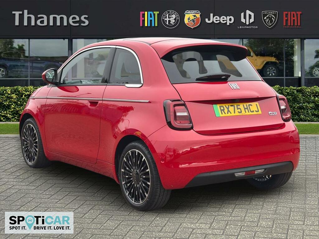 Fiat 500E 42Kwh La Prima Hatchback 118 Ps RX75HCJ Red #5