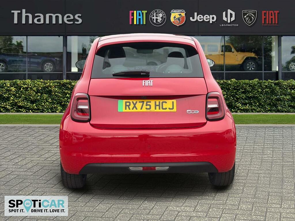 Fiat 500E 42Kwh La Prima Hatchback 118 Ps RX75HCJ Red #4