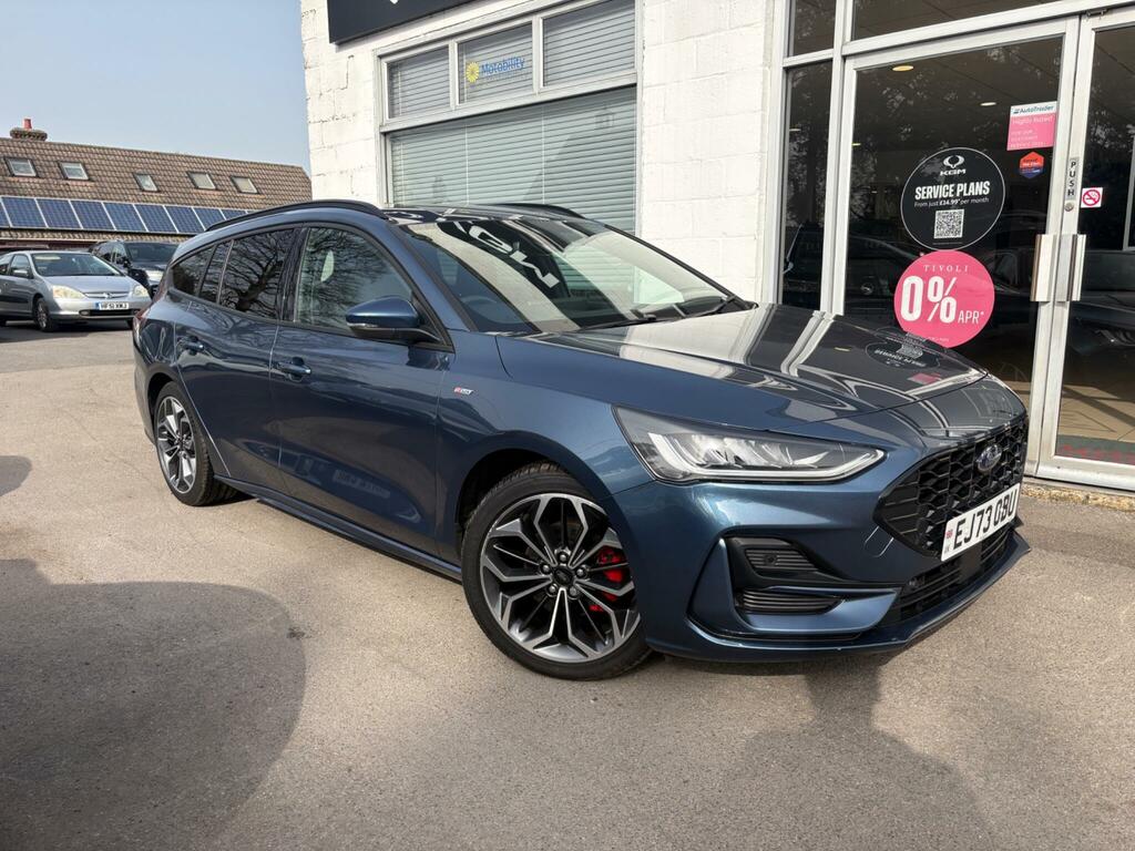 Ford Focus 1.0T Ecoboost Mhev St-line X Dct Euro 6 Ss Blue
