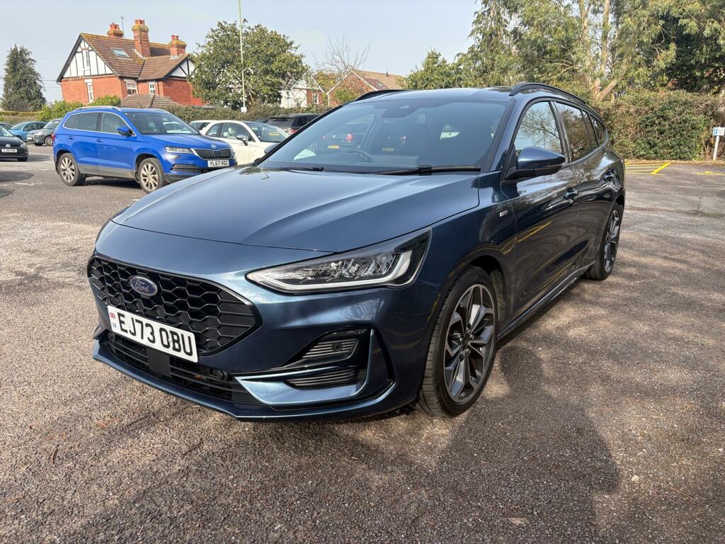 Ford Focus 1.0T Ecoboost Mhev St-line X Dct Euro 6 Ss EJ73OBU Blue #3