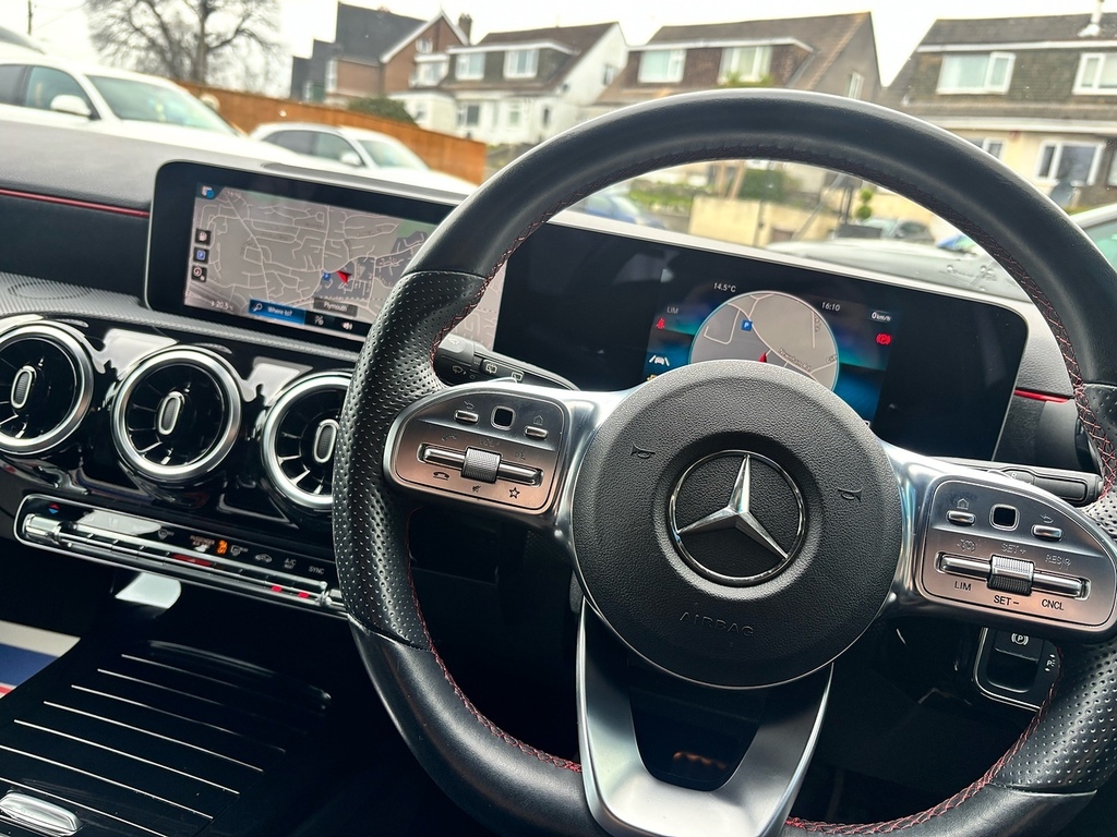 Mercedes-Benz A Class 1.5 A180d Amg Line Executive Hatchback Diese RK68BKX White #4