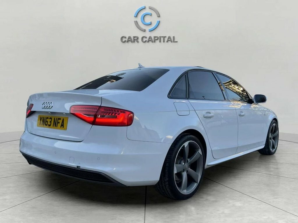 Audi A4 2L Black Edition YN63NFA White #5