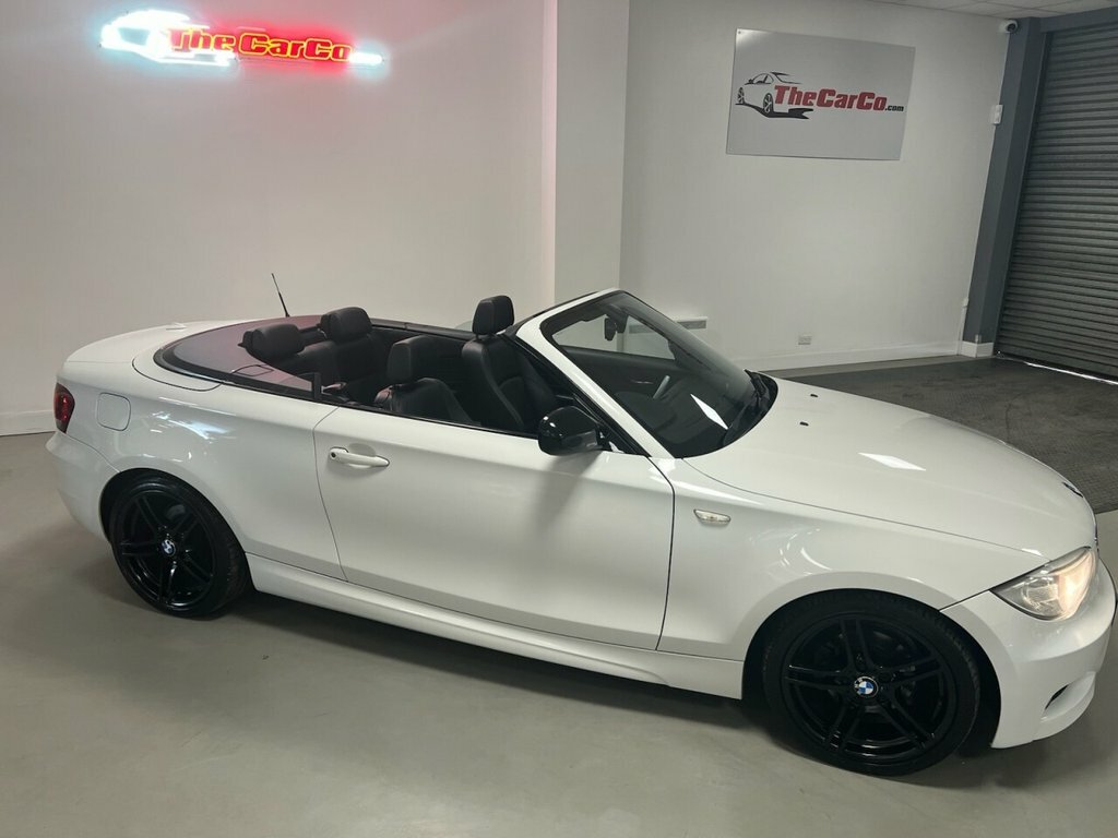 BMW 1 Series Convertible BJ13CXZ White #2
