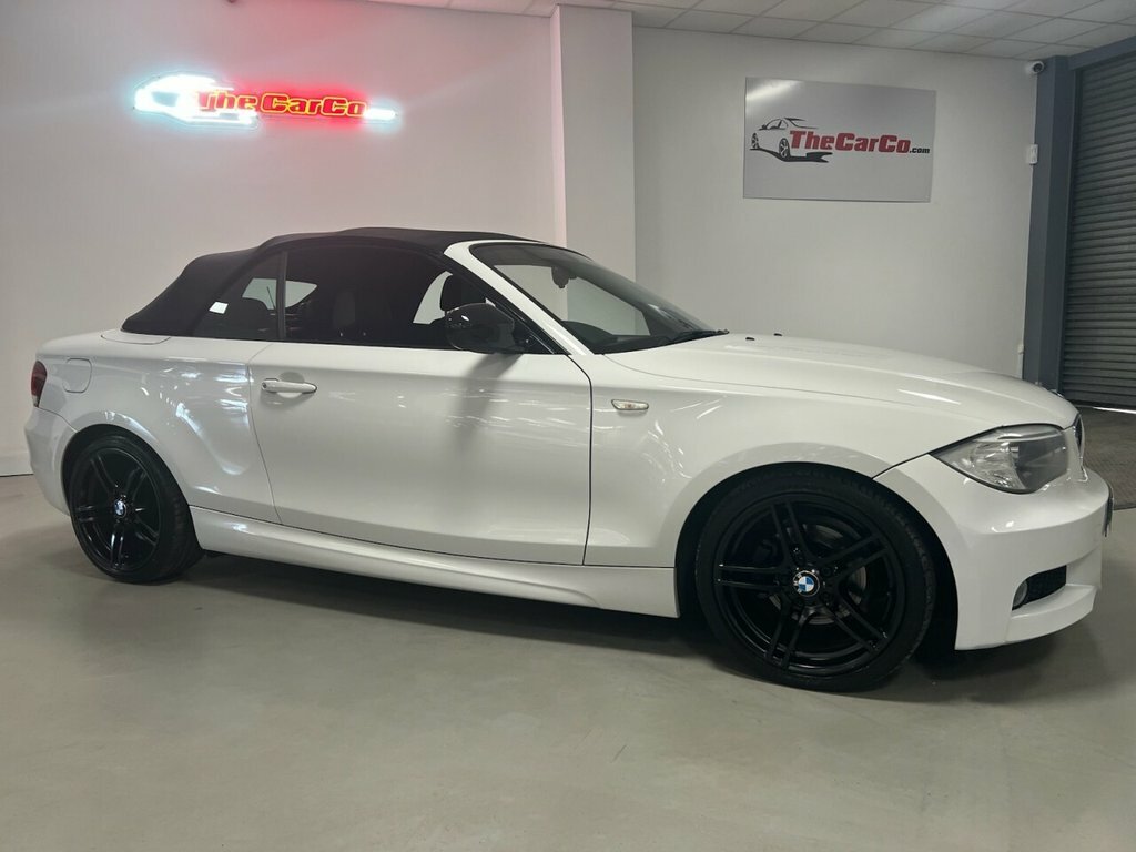 BMW 1 Series Convertible BJ13CXZ White #5