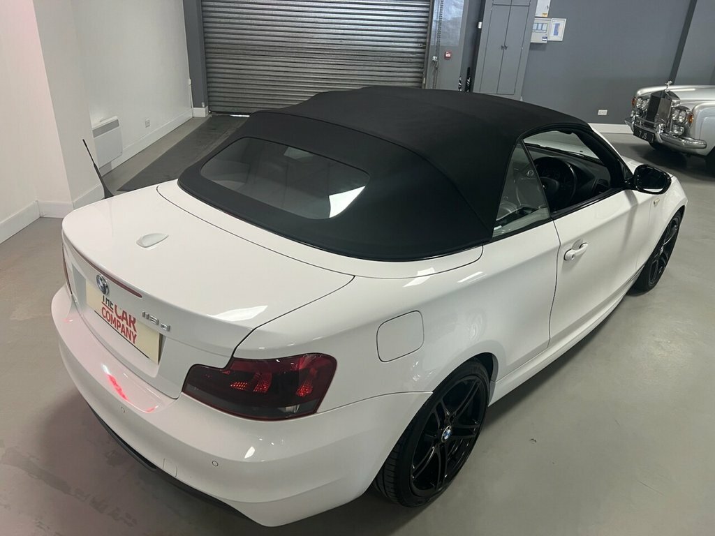 BMW 1 Series Convertible BJ13CXZ White #6