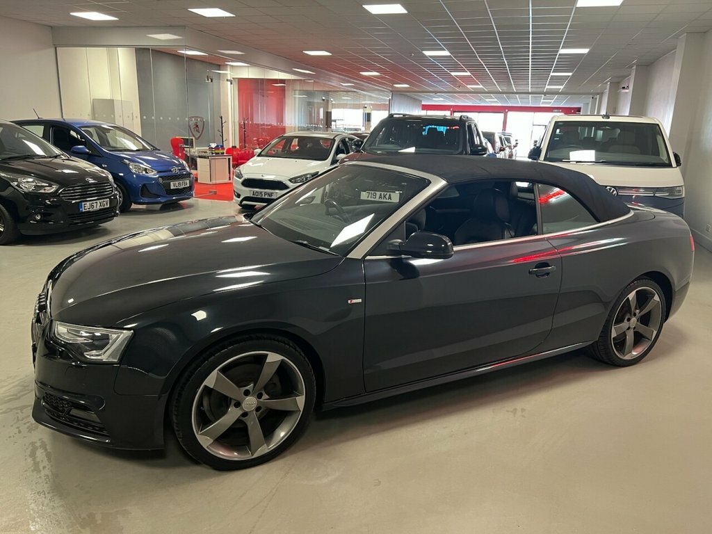 Audi A5 Convertible Blue